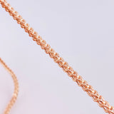 Cadena Franco 13.9g / 24 in / 2.8mm Oro Rosa 18K