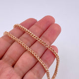 Cadena Franco 13.9g / 24 in / 2.8mm Oro Rosa 18K