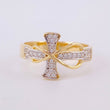 Anillo Cruz Infinito 2.95g / T6 3/4 Oro Amarillo 18K