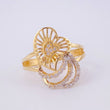 Filigree Heart Ring 3.15g / Size 7 1/4 Yellow Gold 18K