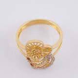 Filigree Heart Ring 3.15g / Size 7 1/4 Yellow Gold 18K