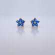 Topos Flor 0.9gr / Circones Azules Oro Amarillo 18K $