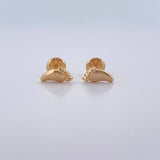 Stud Earrings Earrings 0.5gr / Smooth Yellow Gold 18K $
