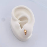 Stud Earrings Earrings 0.5gr / Smooth Yellow Gold 18K $
