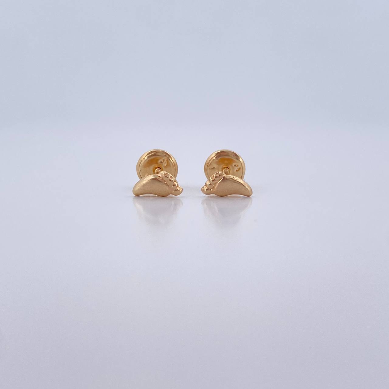 Topos Pies 0.45gr / Lisos Oro Amarillo 18K $