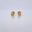 Stud Earrings Star 0.45gr / Diamond Cut Yellow Gold 18K $