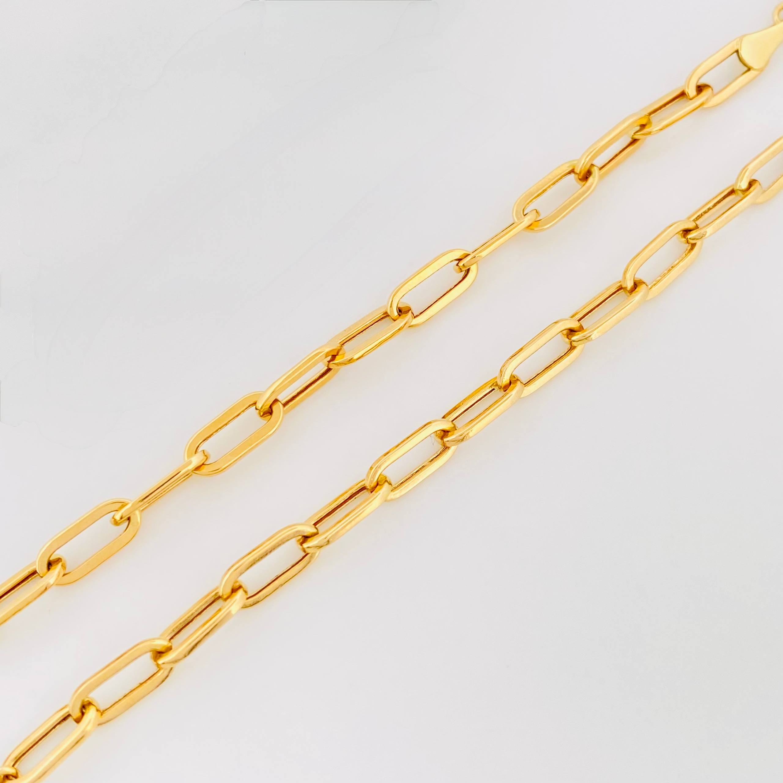 Cadena Aro Seguido Tennis 5.8g / 18 in / 4.16mm Oro Amarillo 18K