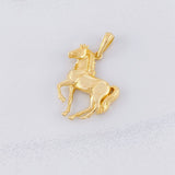 Dije Caballo 4.65g / 1 1/2 in Oro Amarillo 18K
