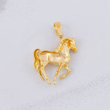 Dije Caballo 4.65g / 1 1/2 in Oro Amarillo 18K