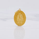 Dije Medalla Virgen de Guadalupe 8.3g / 1 1/2 in Oro Amarillo 18K