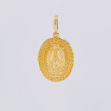 Dije Medalla Virgen de Guadalupe 8.3g / 1 1/2 in Oro Amarillo 18K