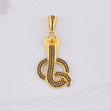 Pendant Cobra Snake 5.75g / 1 3/4 in Yellow Gold 18K