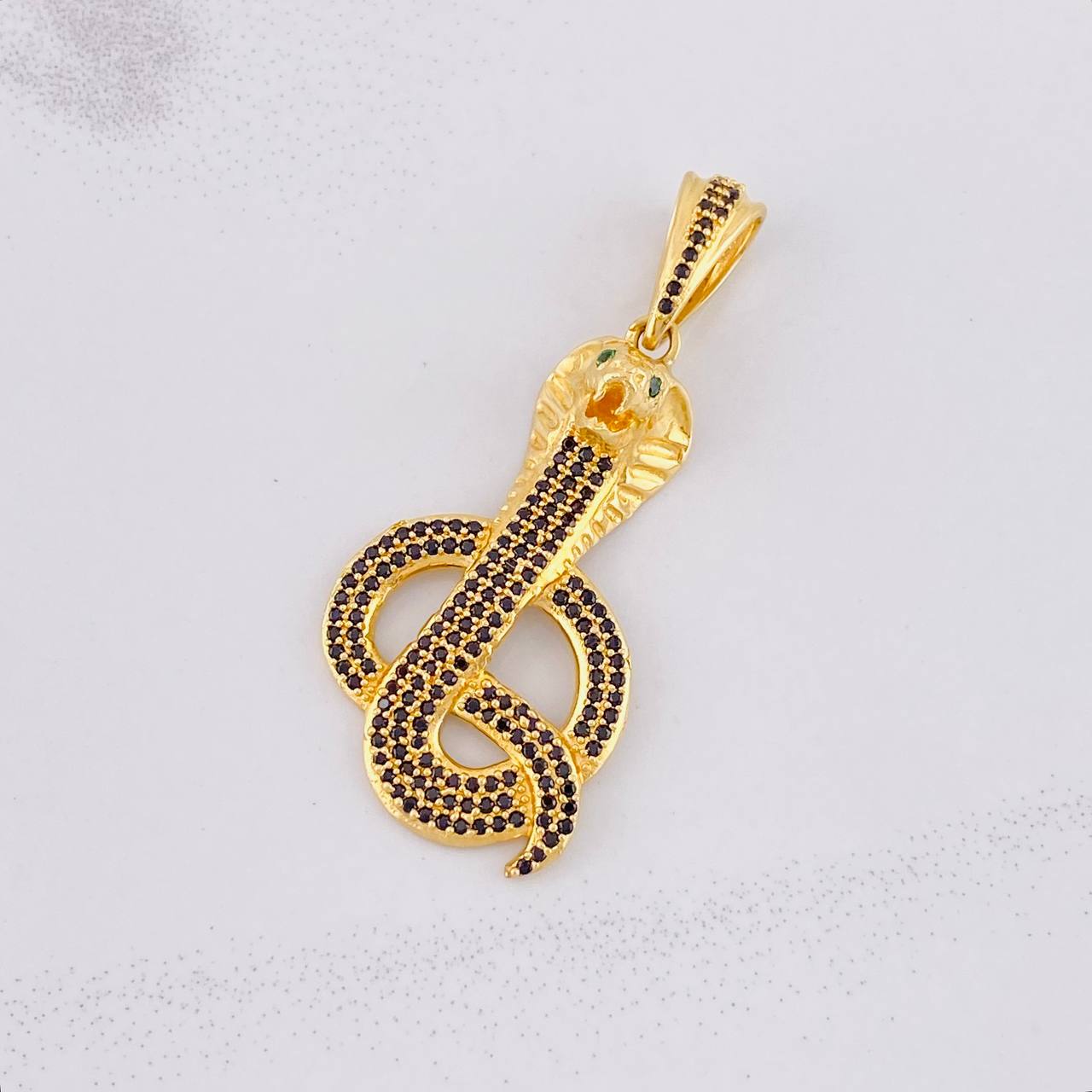 Pendant Cobra Snake 5.75g / 1 3/4 in Yellow Gold 18K