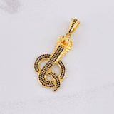 Pendant Cobra Snake 5.75g / 1 3/4 in Yellow Gold 18K