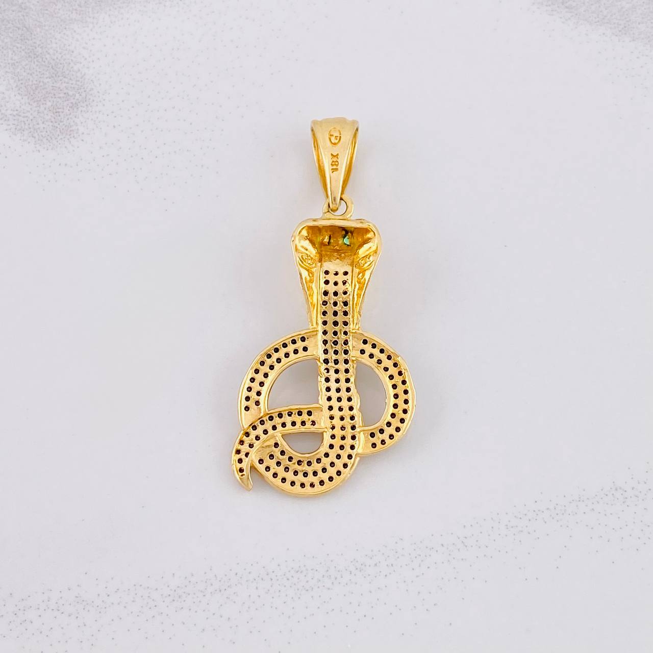 Pendant Cobra Snake 5.75g / 1 3/4 in Yellow Gold 18K