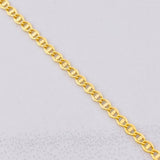 Flat Mariner Chain 3.25g / 24 in / 2.7mm Yellow Gold 18K