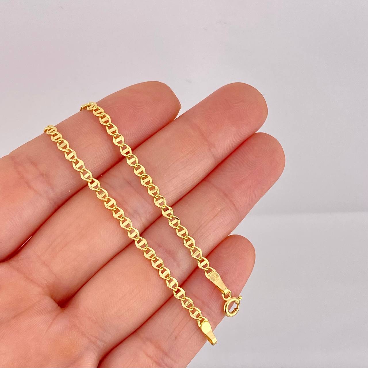Cadena Escalera 3.25g / 24 in / 2.7mm Oro Amarillo 18K
