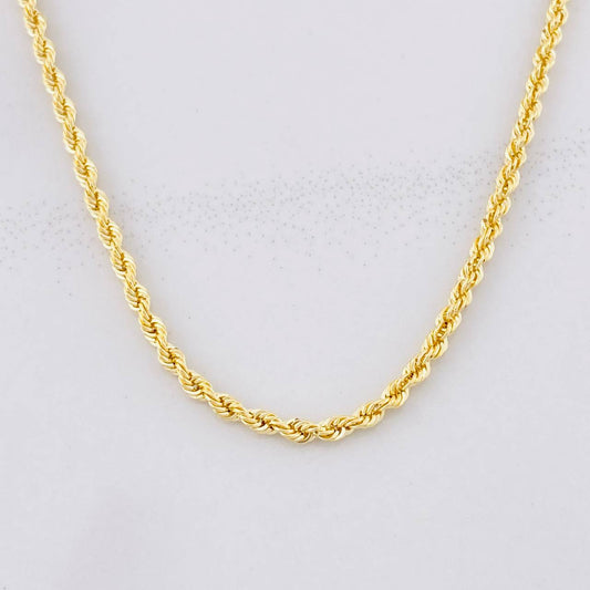 Cadena Lazo 3.1g / 20 in / 2.22mm Oro Amarillo 18K