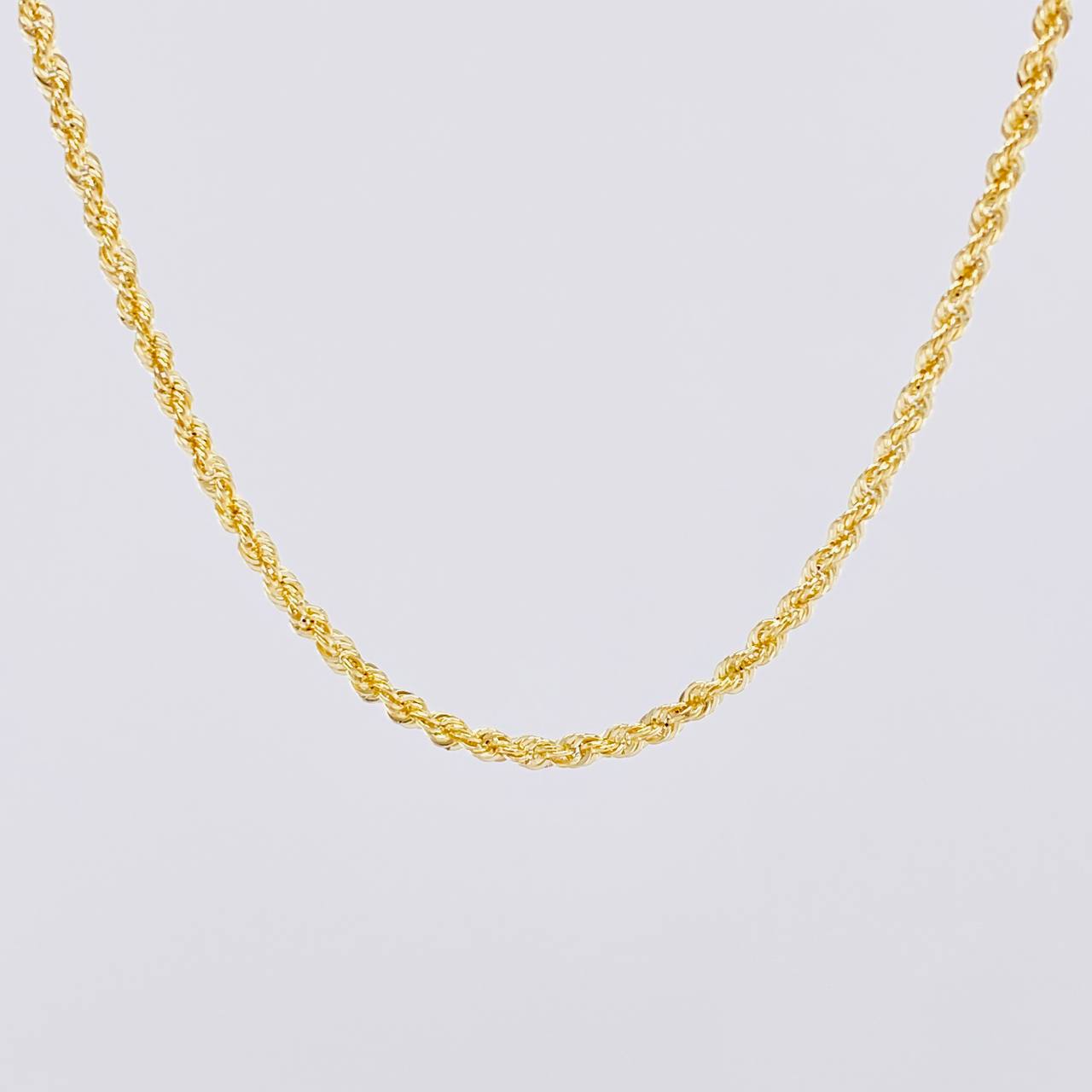 Rope Chain 3.3g / 20 in / 2.2mm Yellow Gold 18K