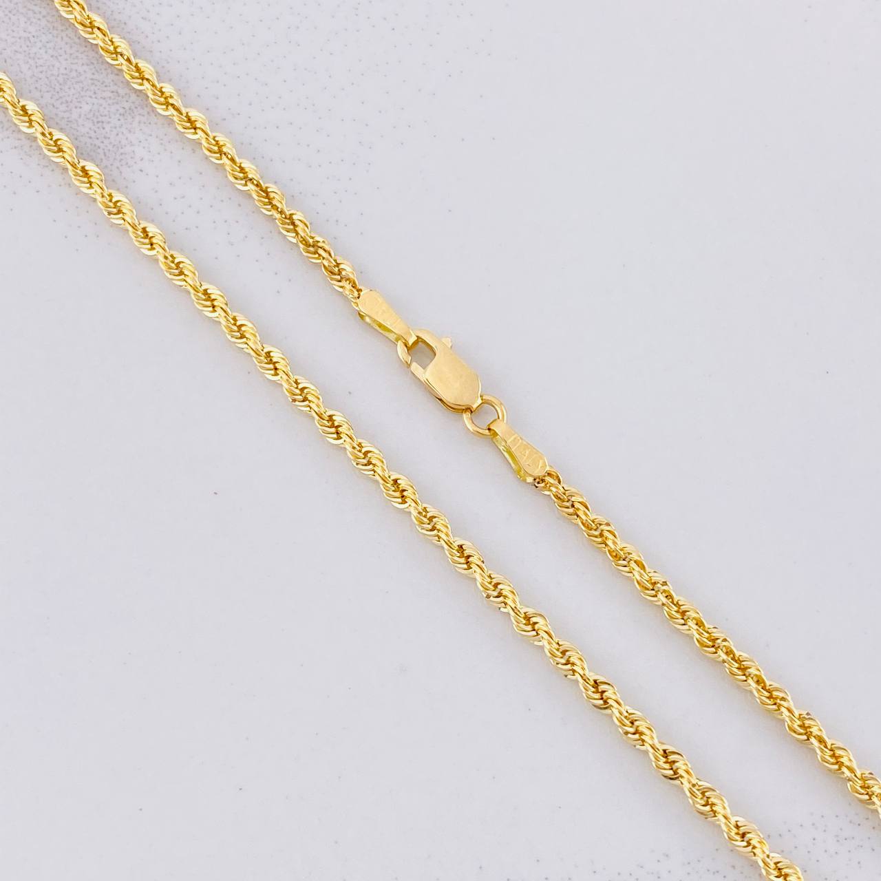 Rope Chain 3.3g / 20 in / 2.2mm Yellow Gold 18K