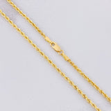 Rope Chain 3g / 20 in / 2.22mm Yellow Gold 18K
