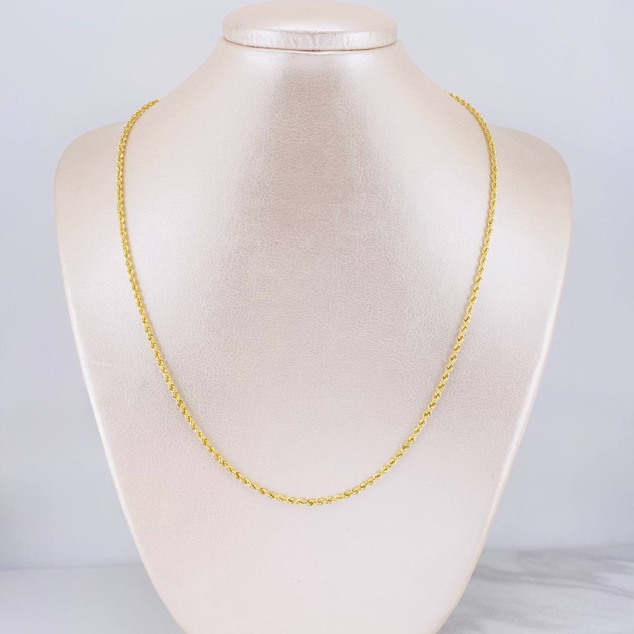 Rope Chain 3.15g / 20 in / 2.18mm Yellow Gold 18K