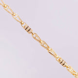 Cadena Rustica Cilindro 52.6g / 28 in / 4.75mm Oro Amarillo 18K