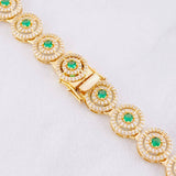 Circular Tennis Chain 54.45g / 18 in / 11mm Yellow Gold 18K