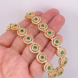 Circular Tennis Chain 54.45g / 18 in / 11mm Yellow Gold 18K