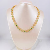 Circular Tennis Chain 54.45g / 18 in / 11mm Yellow Gold 18K