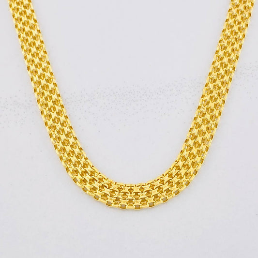 Cadena China 8.15g / 24 in / 5.35mm Oro Amarillo 18K