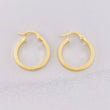 Candongas Punteadas 1.4g / 3/4 in Oro Amarillo 18K
