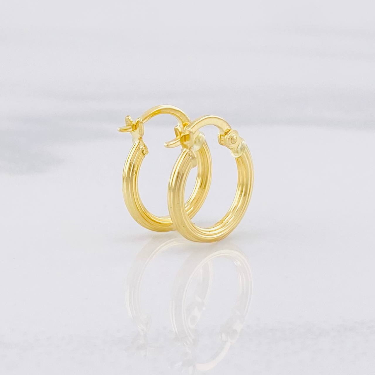 Candongas Arielle 1g / 1/2 in Oro Amarillo 18K