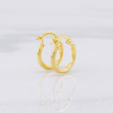 Hoop Earrings Arielle 1.05g / 1/2 in 18K Yellow Gold