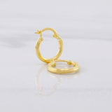 Hoop Earrings Arielle 1.05g / 1/2 in 18K Yellow Gold