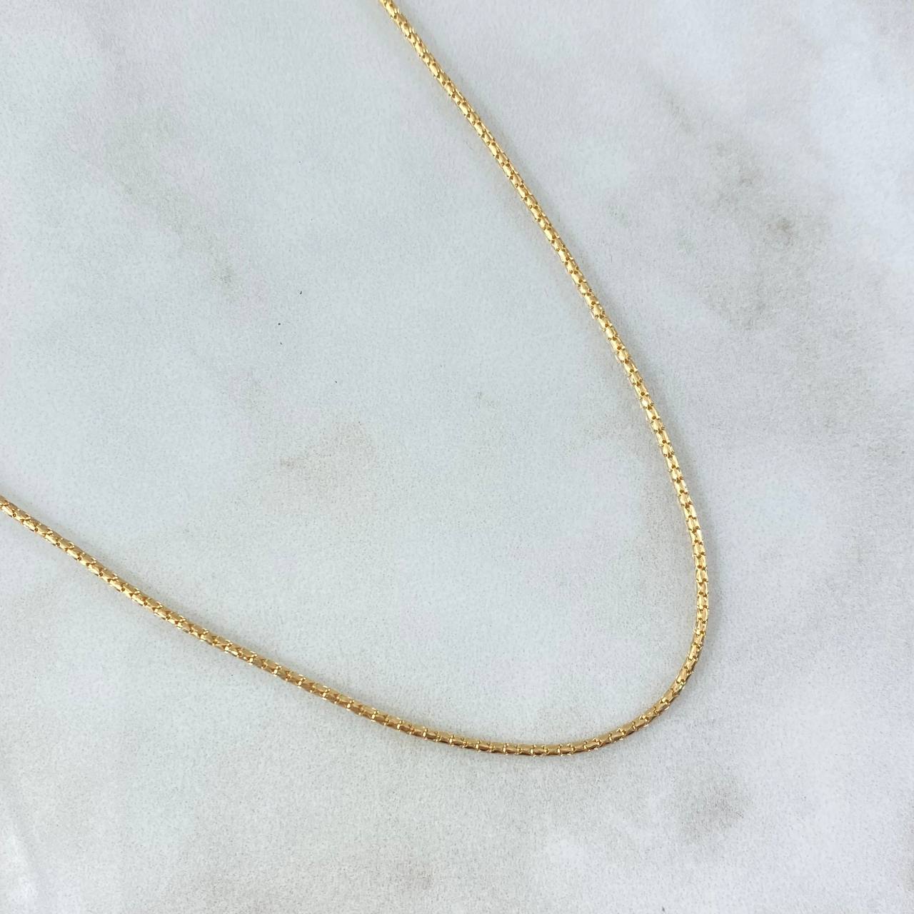 Cord Chain 2.7gr / 50cm / 1.1mm Diamond Cut Yellow Gold +3 18K