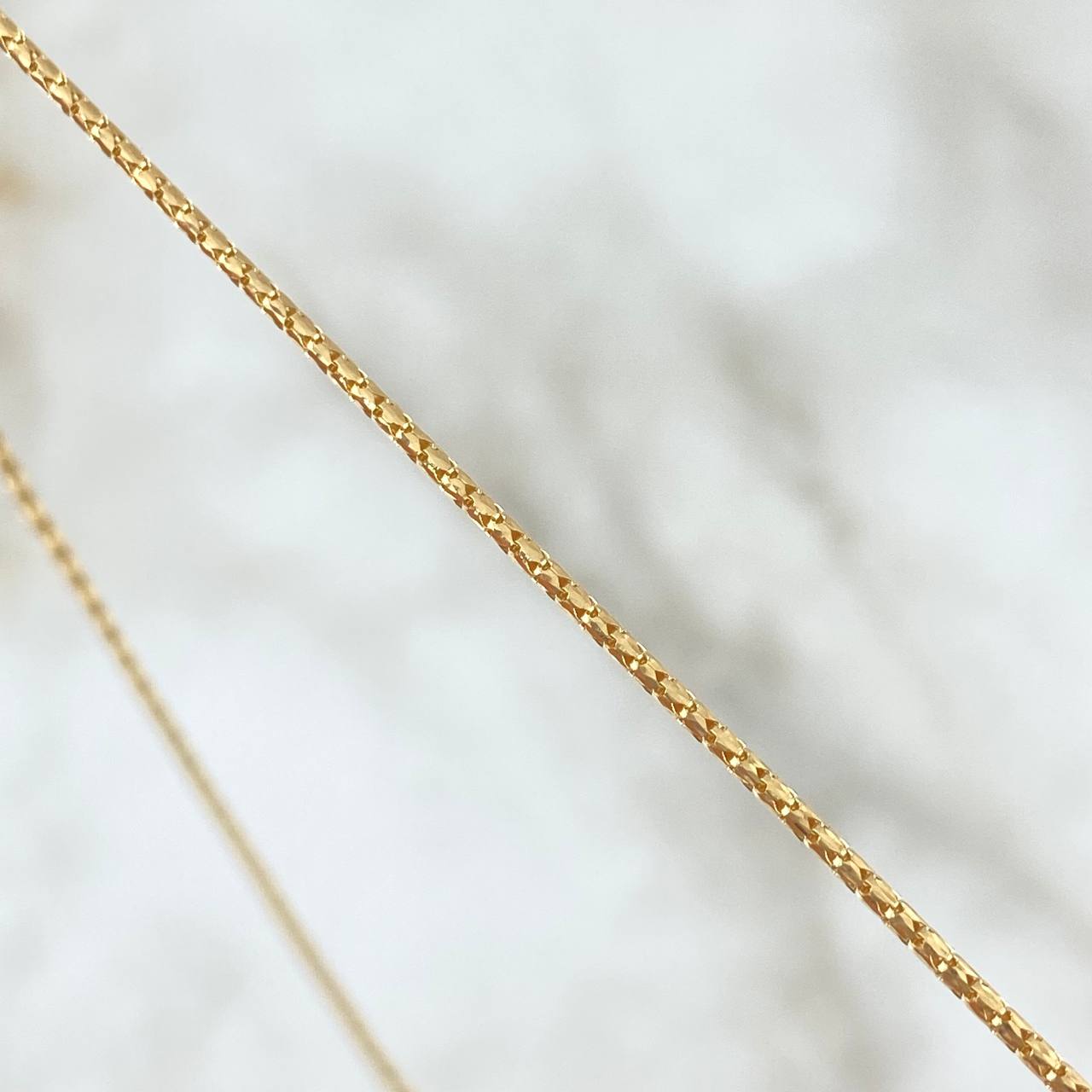 Cord Chain 2.7gr / 50cm / 1.1mm Diamond Cut Yellow Gold +3 18K