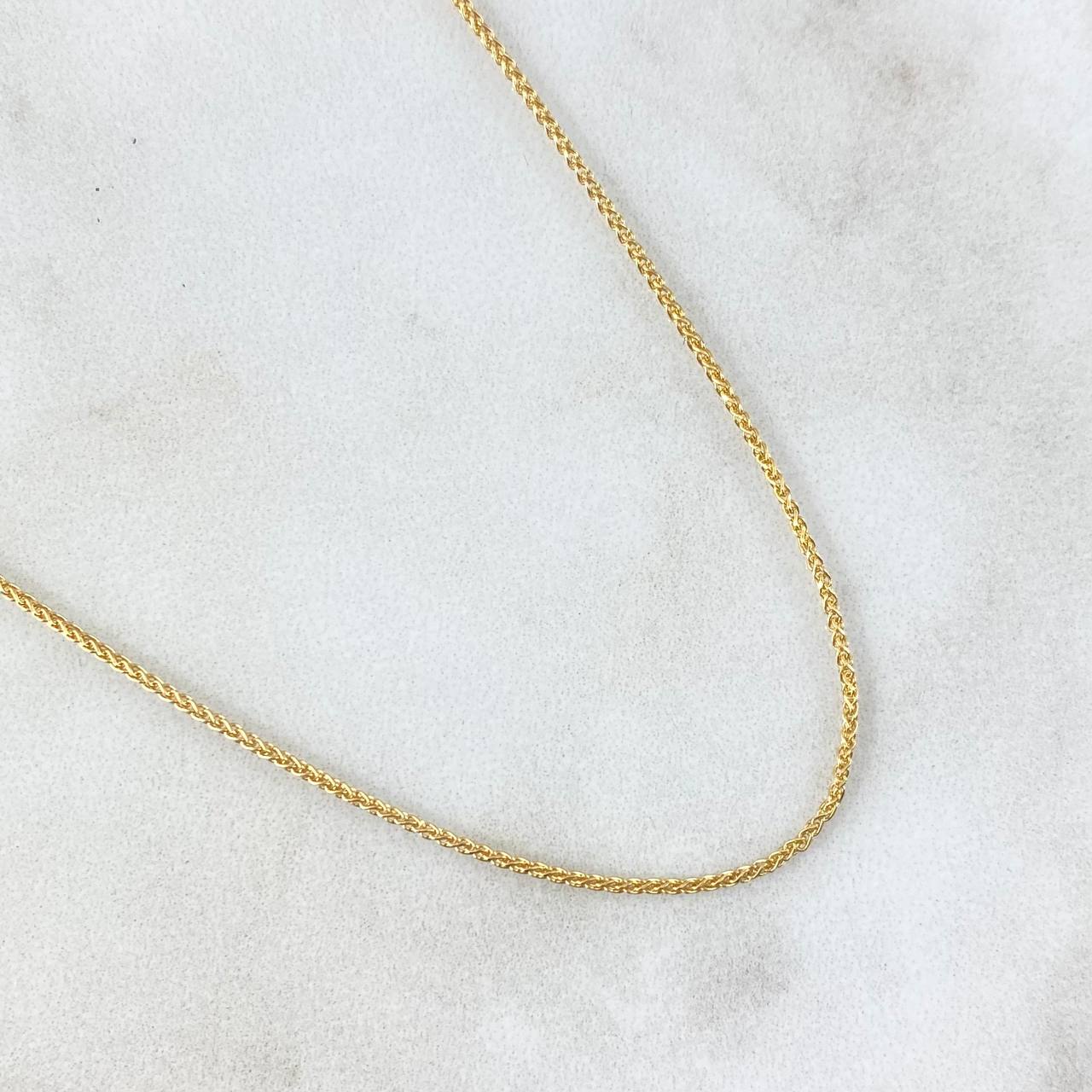 Cadena Franco 1.65gr / 50cm / 1mm Oro Amarillo +4 18K ©