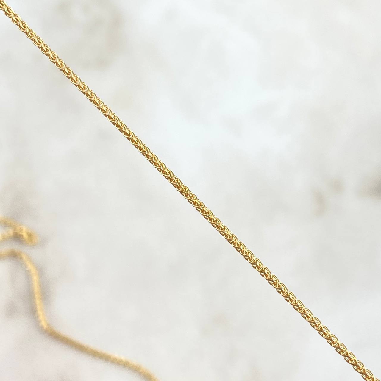 Franco Chain 1.45gr / 17.7in / 1mm 18K Yellow Gold +3