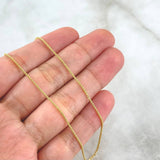 Franco Chain 1.65gr / 17 3/4 in / 1.2mm Yellow Gold +3 18K ©