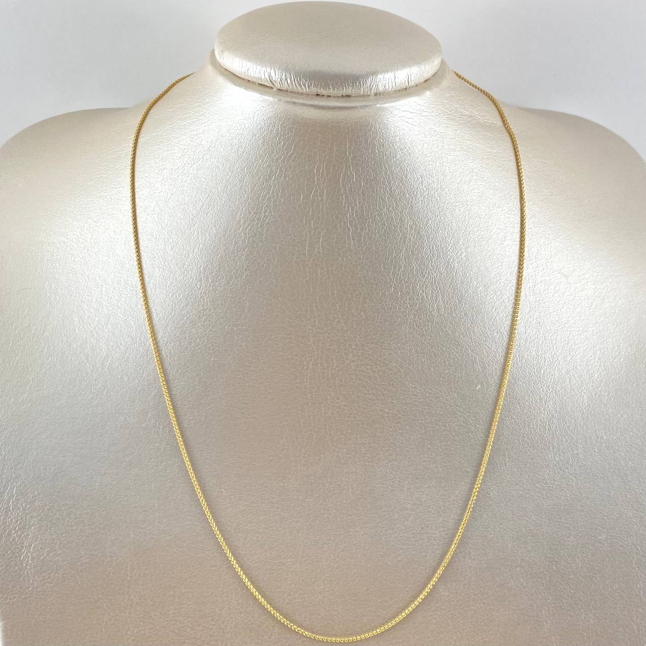 Cadena Franco 1.9gr / 19 3/4 in / 0.8mm Oro Amarillo +3 18K ©