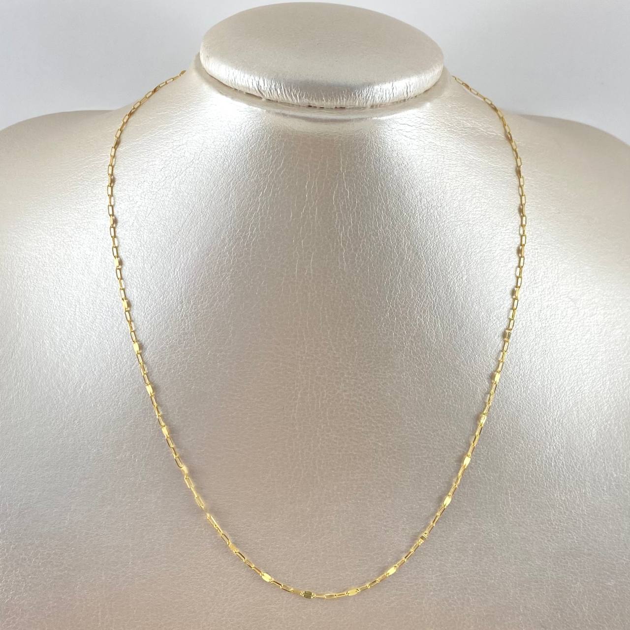 Special Mirror Flower Chain 1.55gr / 45cm / 1mm Yellow Gold +3 18K