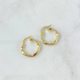 Hoop Earrings Deis 1.2gr / 1.9cm / 18K Gold