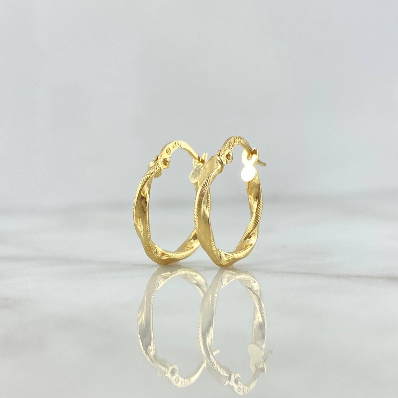 Hoop Earrings Deis 1.2gr / 1.8cm / 18K Gold *