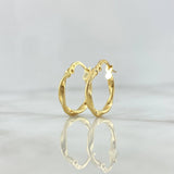 Hoop Earrings Deis 1.2gr / 1.9cm / 18K Gold