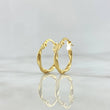 Hoop Earrings Deis 1.25gr / 1.8cm / 18K Yellow Gold *