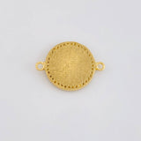 Charm Circular Crown Dense 3.1g / 3/4 in 18K Yellow Gold