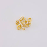 Herraje Fe Tupida 0.8g / 1/2 in Oro Amarillo 18K