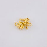 Herraje Fe Tupida 0.8g / 1/2 in Oro Amarillo 18K