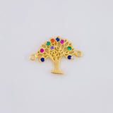 Charm Tree of Life 0.9g / 3/4 in 18K Yellow Gold